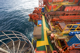 Oil Rig Deck View
